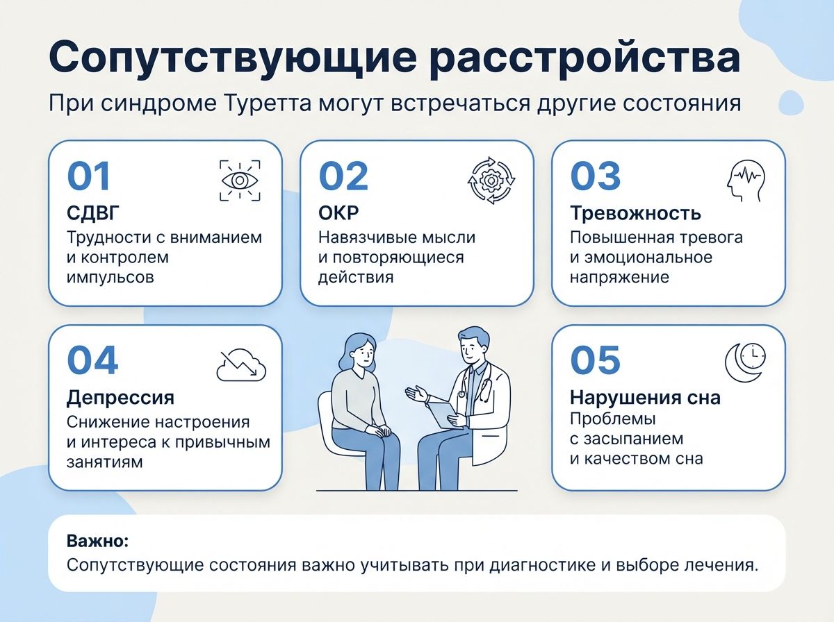 Лечение синдрома Туретта в Кудымкаре инфографика